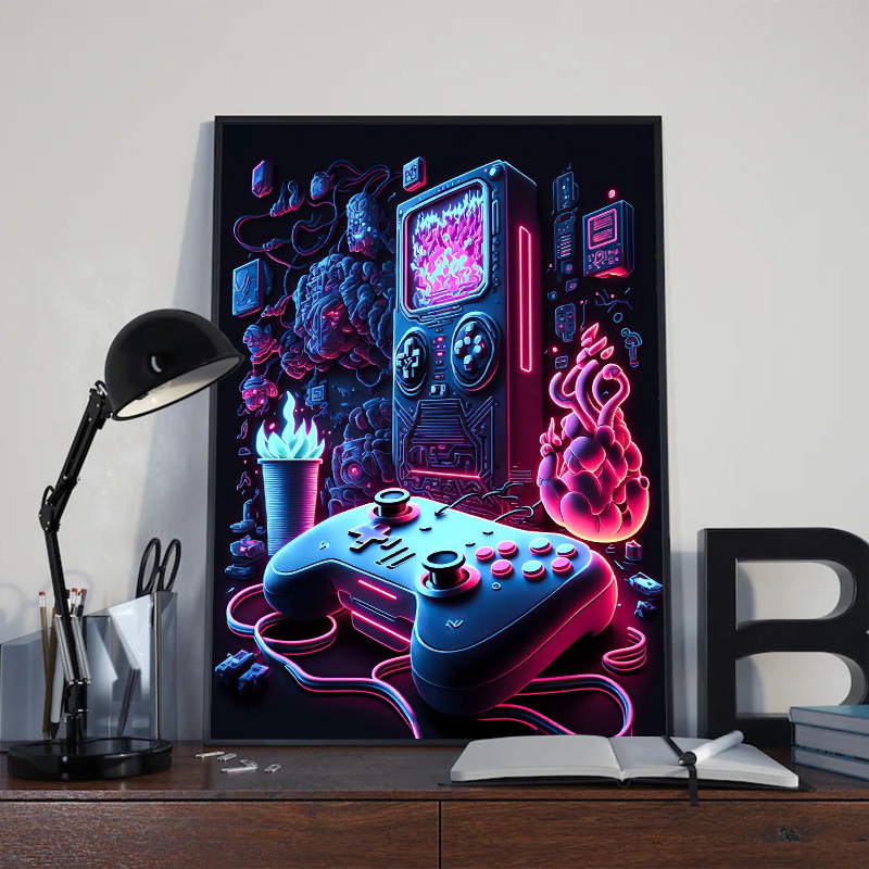 Modern Neon Pop Cool Gaming Wa - огляд і ціна Esports Gaming House