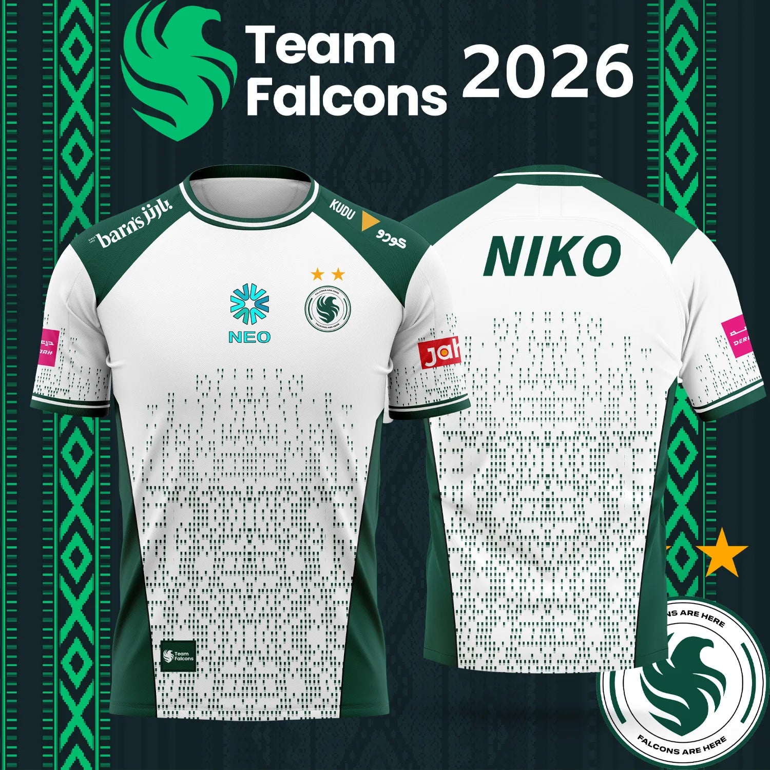 Family Matching 2026 Team Falc - огляд і ціна Esports Gaming Jersey
