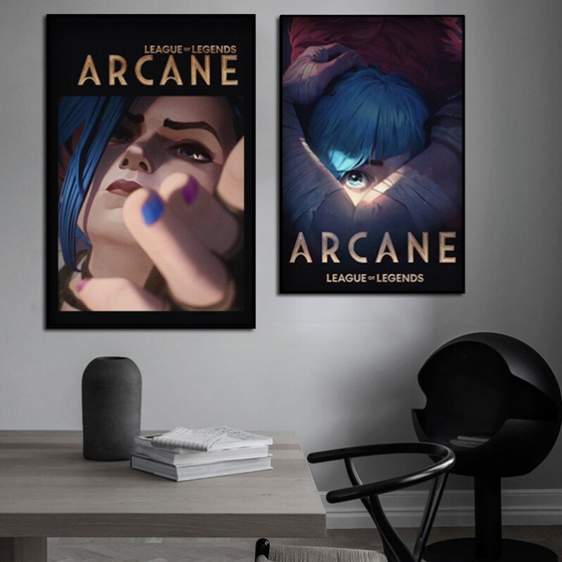 Arcane Jinx Close-Up Poster Un - огляд і ціна Esports Gaming Poster