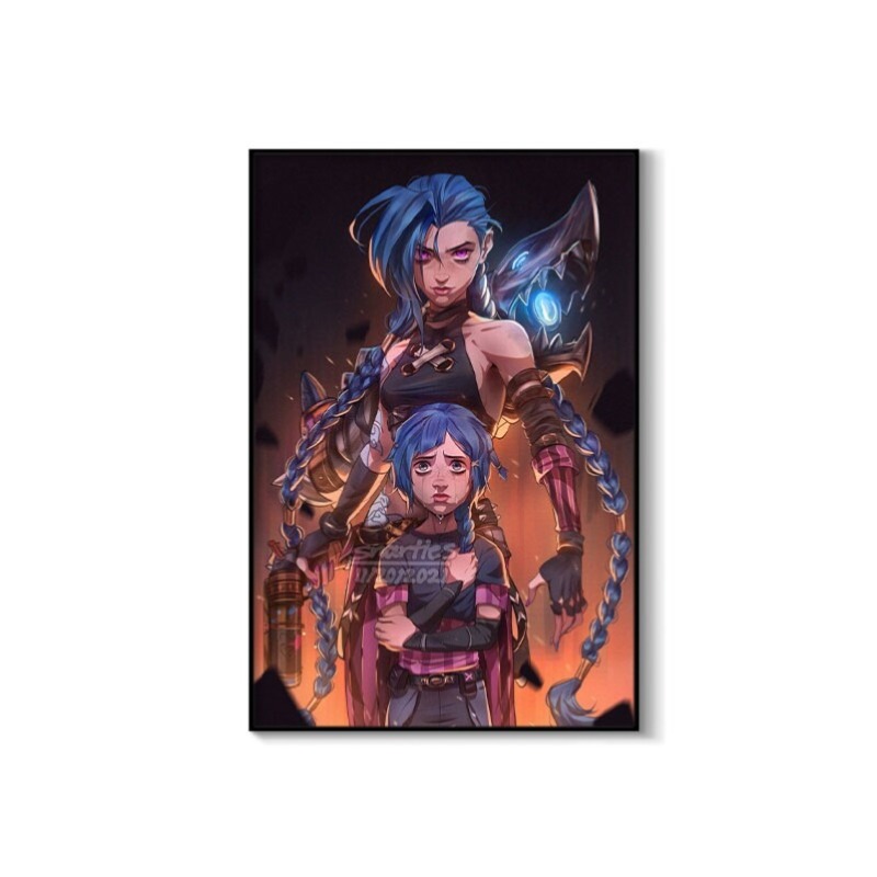 Arcane Jinx Close-Up Poster Un - огляд і ціна Esports Gaming Poster