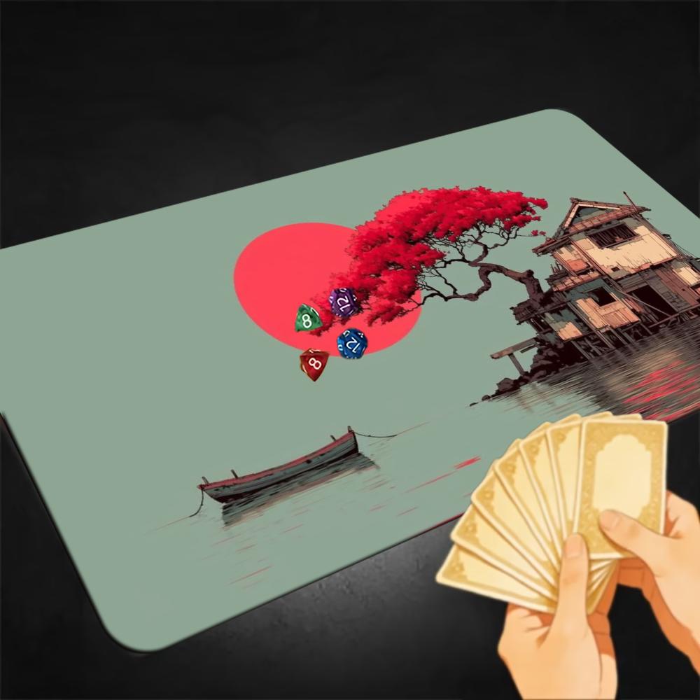 Ukiyo‑e Landscape TCG Playmat  - огляд і ціна Esports Gaming House