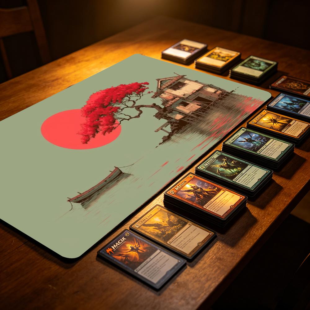 Ukiyo‑e Landscape TCG Playmat  - огляд і ціна Esports Gaming House
